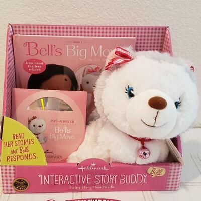 Lot 753: Interactive Story Buddy "Bell" and Barbie Activity Pad