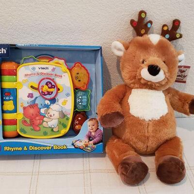 Lot 756: NEW VTech Toy & Ganz Reindeer Plushie