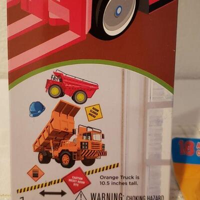 Lot 761:  NEW Movable Construction Truck Decorations & Art Supplies 