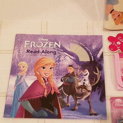 Lot 775: NEW Disney (2) Jewelry, Activity Pad, Wallet, Disney Wall Decorations & Kitty in a Carrier 