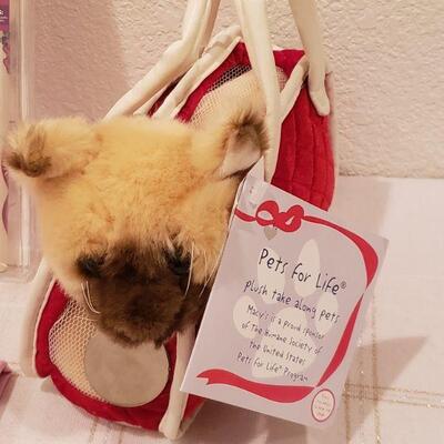 Lot 775: NEW Disney (2) Jewelry, Activity Pad, Wallet, Disney Wall Decorations & Kitty in a Carrier 