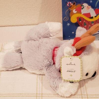 Lot 790: New Melissa & Doug Wood Puzzle, Mickey Mouse Activity Pad & "Jingle" Plushie 