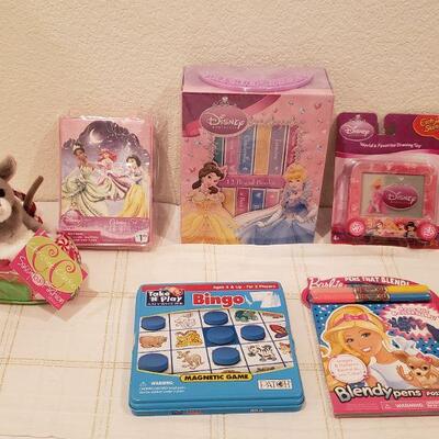 Lot 791: NEW Disney Princess, Barbie, Game & Plushie