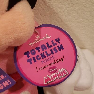 Lot 795: NEW Totally Ticklish Mickey and Minnie Mouse Animated Plushies and Walt Disney Trivial Pursuit 