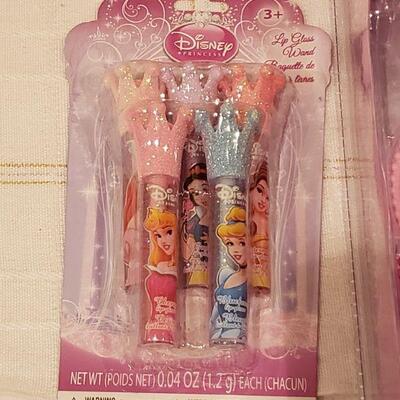 Lot 797:  New Barbie Make up Center, Disney Princess Tiara & Jewelry & Lip Gloss