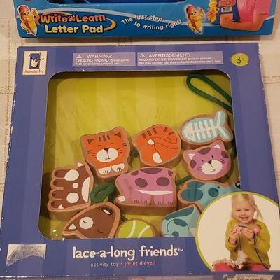 Lot 806:  New VTech Toy & Lace Along Friends Toy