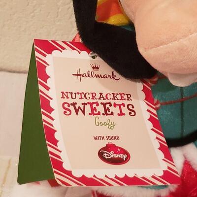 Lot 808:  New Disney Hallmark Nutcracker Sweets Mickey, Minnie & Goofy Animated Plushies