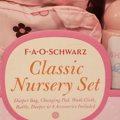Lot 812: NEW 12" Baby Bella & FAO Schwartz Classic Nursery Set
