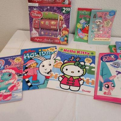 Lot 828: Large Assortment of NEW Children's Coloring and Activity Booms