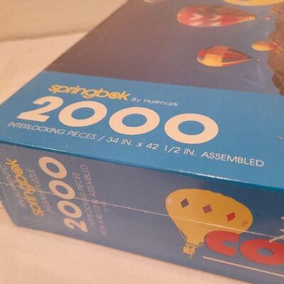 Lot 845: Vintage NEW Springbok 2000 piece Puzzle HOT AIR BALLOONS