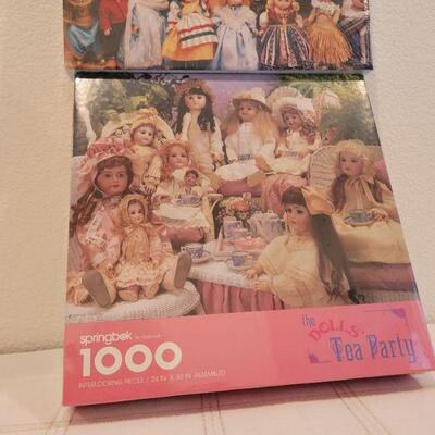 Lot 848: (2) Vintage NEW Doll Puzzles Springbok