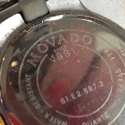Lot 106 - Movado Stainless Steel Quartz Watch - Water Resistant