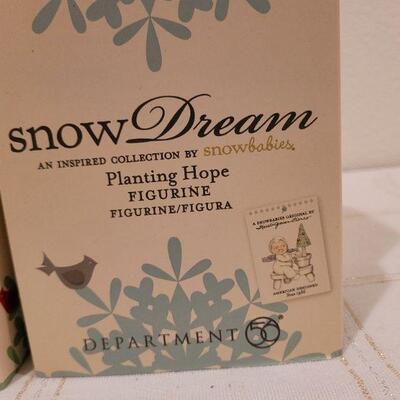 Lot 856: Assorted Dept 56 Snowbabies Christmas Figures 