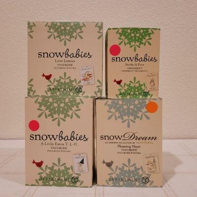 Lot 856: Assorted Dept 56 Snowbabies Christmas Figures 