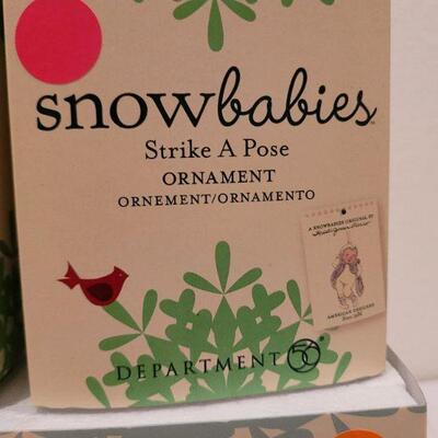 Lot 856: Assorted Dept 56 Snowbabies Christmas Figures 