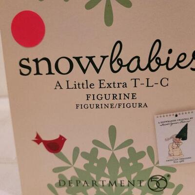 Lot 856: Assorted Dept 56 Snowbabies Christmas Figures 