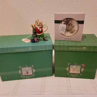 Lot 864: Assorted Dept 56 Snowbabies Christmas Figures and MORE