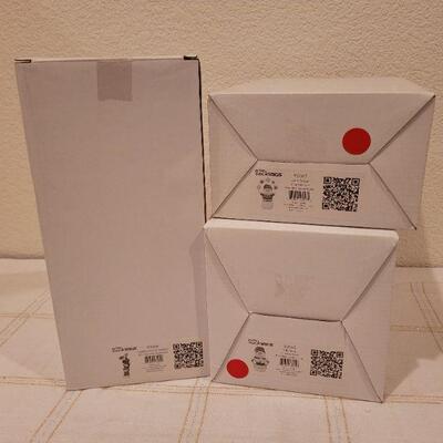 Lot 865: (3) New THE STOCKINGS Snowman Christmas Deco Figures 