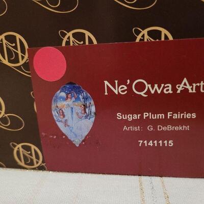 Lot 866: Assorted Christmas Ornaments feat. Ne'Qwa Art
