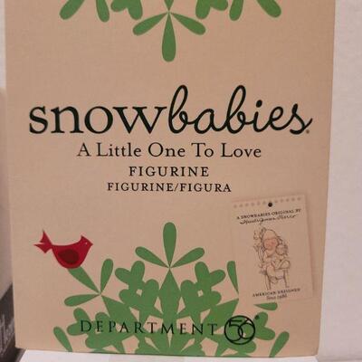 Lot 867: Assorted NEW The Stockings Snowman Deco + Dept. 56 Snowbaby