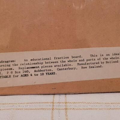 Lot 876: Vintage Little Wagon + NEW Geometric Puzzle 