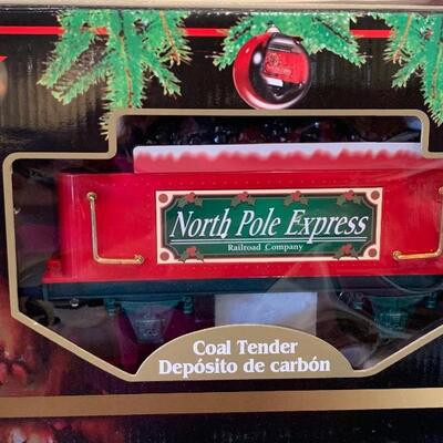 North Pole Express Christmas Train Set -NIB 