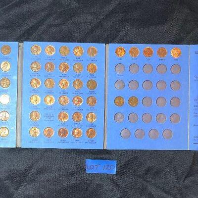  Lot 120 - Lincoln Cent Collection with Collectors Book - Starting 1941 - Book Number Two