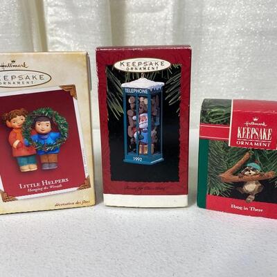 Lot# 229 S Vintage Hallmark Keepsake Ornaments 1990, 1993, 2005 