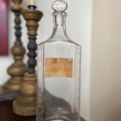 Antique Glass Apothecary Jar