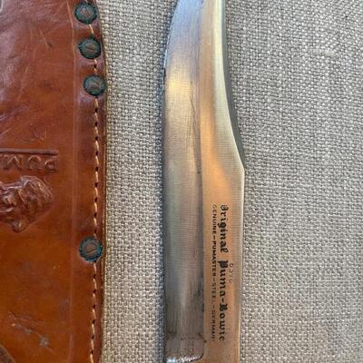 Original Puma-Bowie Sheath Knife #6396, c. 1966