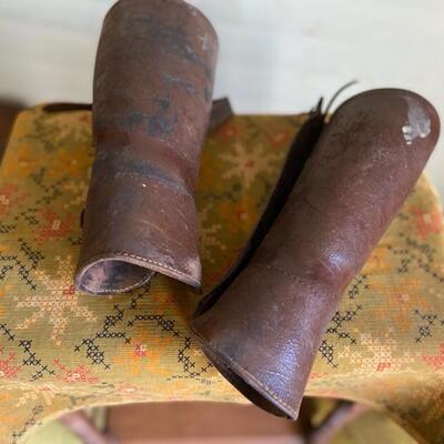 WW I Leather Military Gaitors