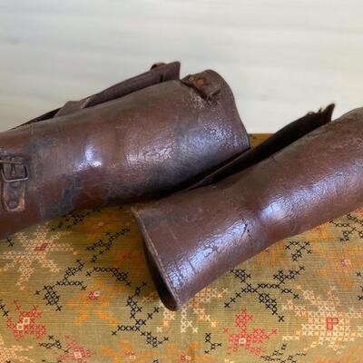 WW I Leather Military Gaitors