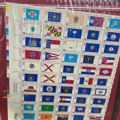 U.S. State Flags and Birds & Flowers Mint Sheets