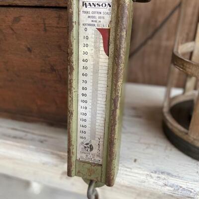 Vintage Hanson Texas Cotton Scale #8916