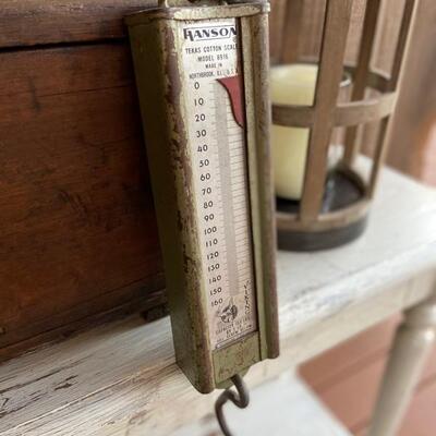 Vintage Hanson Texas Cotton Scale #8916