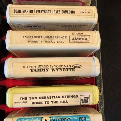 #703 (24)  8-track Tapes