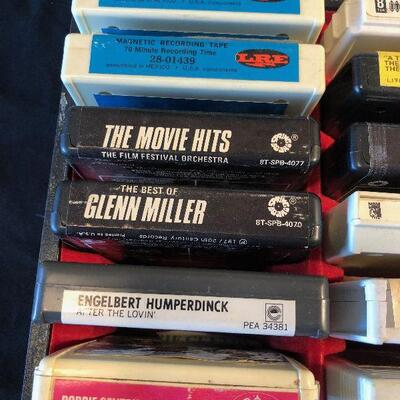 #703 (24)  8-track Tapes