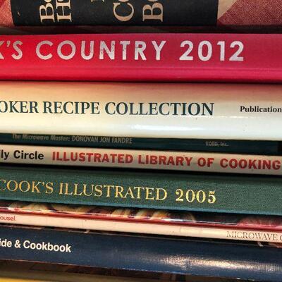#765 Large Box of Cook Books 