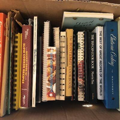#766 Second Box of Cook Books 