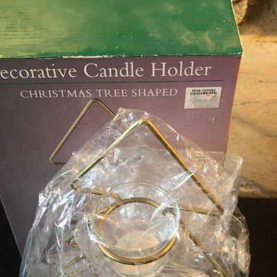 #811 Decorative Candle Holder Tree Shape 