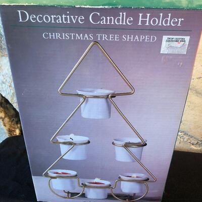#811 Decorative Candle Holder Tree Shape 