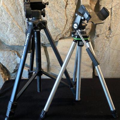 #821 (2) Tripods Adjustable Height