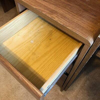 #839 CORNER Desk Faux wood 