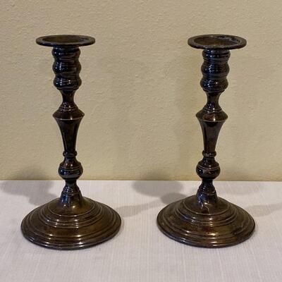 Sterling Silver Weighted Candle Holders