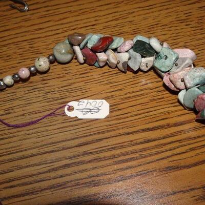 Lot #0042 - Stone Like Beaded Necklace 