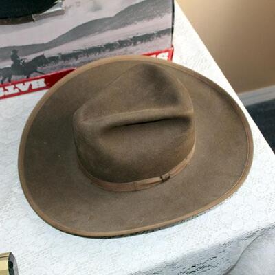 Brown Hamley's Pendleton Cowboy hat, size 7 1/8 (#130)