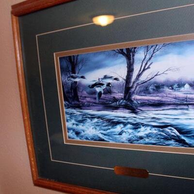 Terry Redland Print Rising Rapids, framed (#131)
