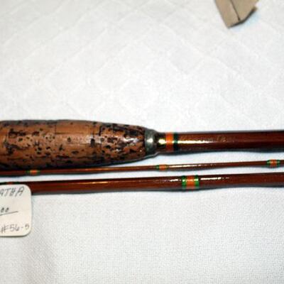 Vintage Hiawatha 3 piece split bamboo fly rod (#145)
