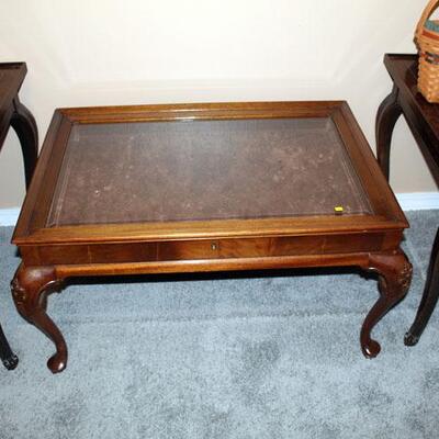 American of Martinville shadow box or display coffee table (#152)