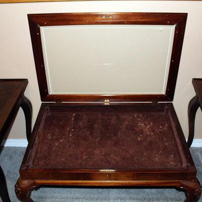 American of Martinville shadow box or display coffee table (#152)